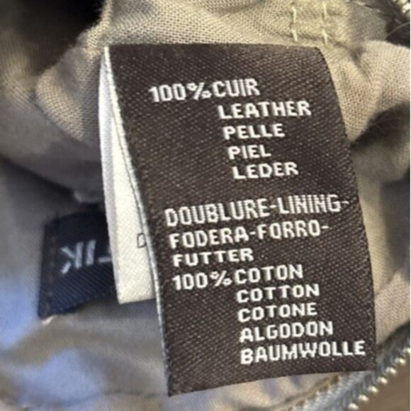 ANTIK BATIK Gray Leather Boho Fashionable Beaded Mini Bag with Chain Strap - Picture 8 of 11